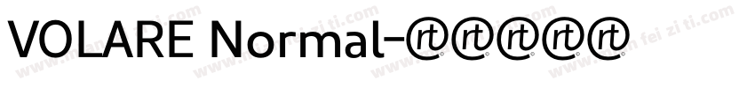 VOLARE Normal字体转换